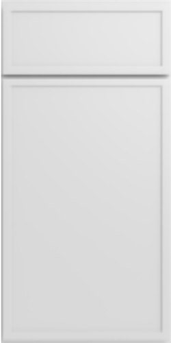 Edgeline White cabinet door