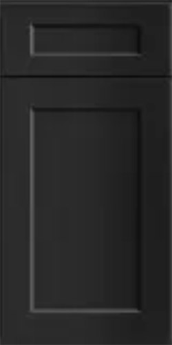 Shaker Black cabinet door