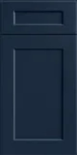 Shaker Navy cabinet door